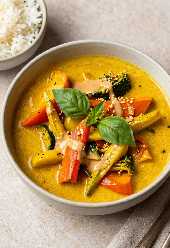 12 Vegan Thai Curry Recipes with Bold Aromatic Flavor - 6. Vegan Panang Curry 1