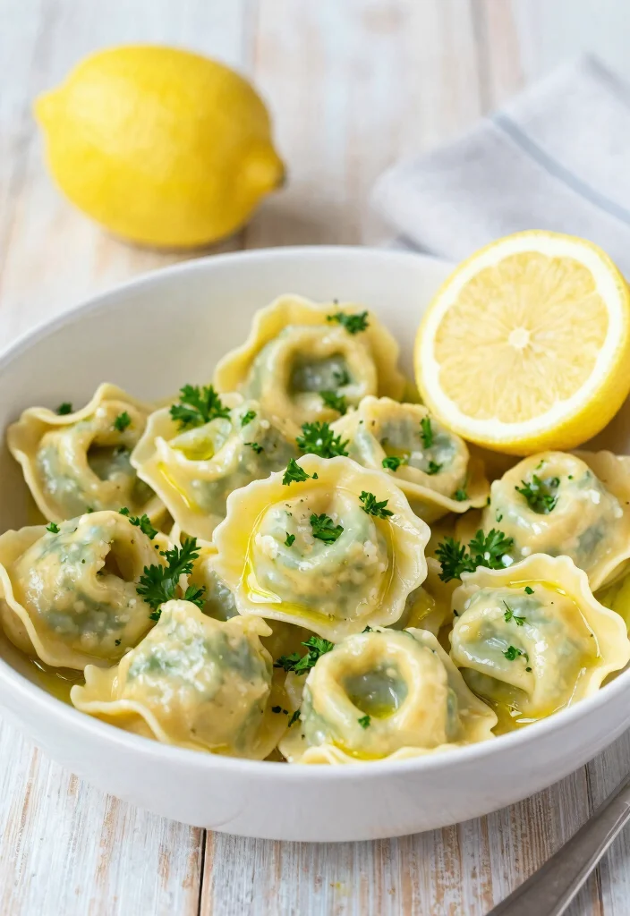 12 Vegan Tortellini Recipes for Comforting Meatless Meals - 3. Lemon Garlic Vegan Tortellini 1