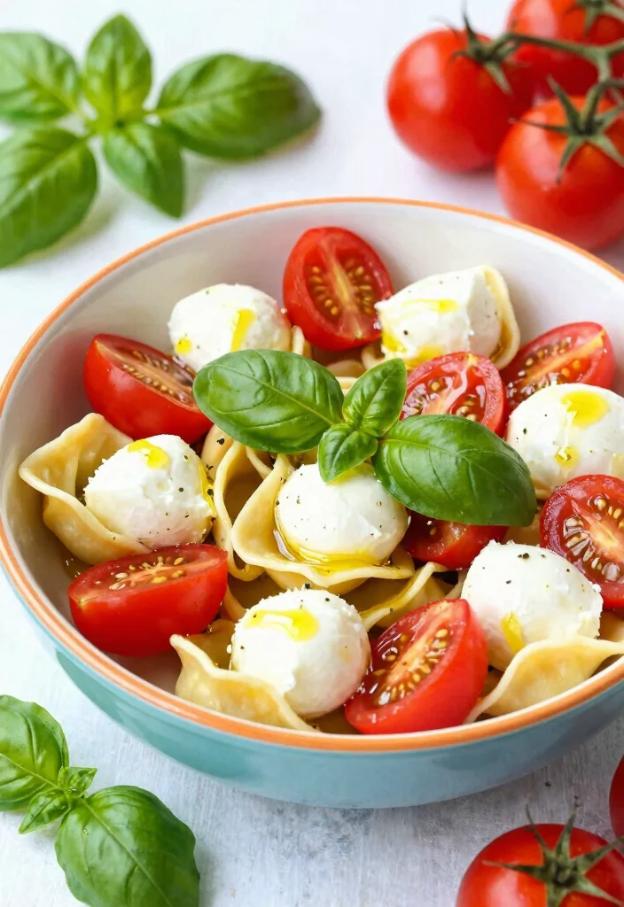 7 Keto Tortellini Style Recipes for Low Carb Comfort - 4. Caprese Tortellini with Tomato Basil Sauce 1